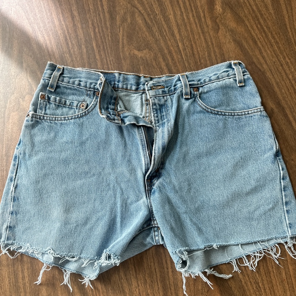 Levi’s cutoff shorts 36” waist